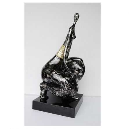 Decorative Standing Sculpture Leaning Woman