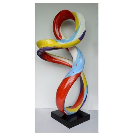 Decorative Standing Sculpture Giant Colorful Abstract Design