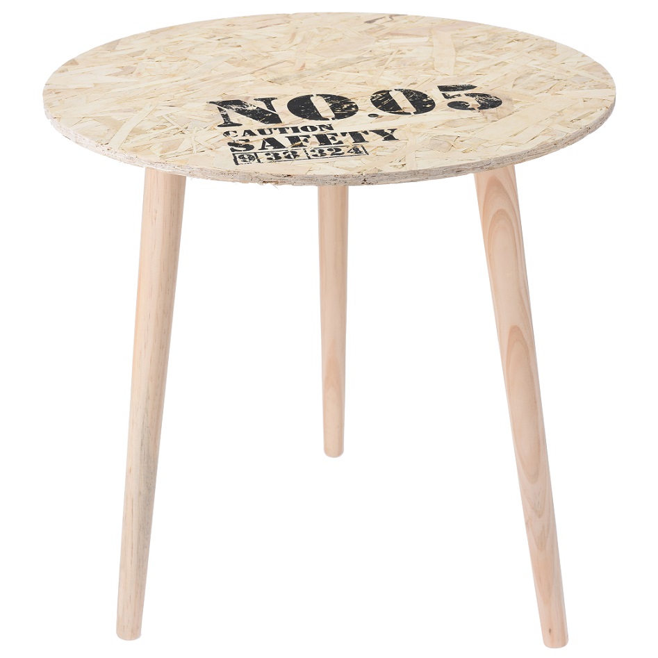 Side Table Poly Wood Cargo Design 50x49 Cm Itemz Lifestyle Objects